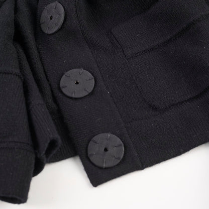 Chanel 22A Cashmere Cardigan Balck Size 38 - photo 6
