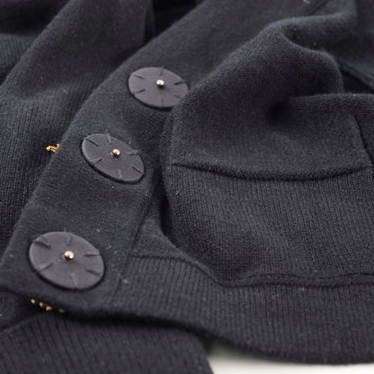 Chanel 22A Cashmere Cardigan Balck Size 38 - photo 2