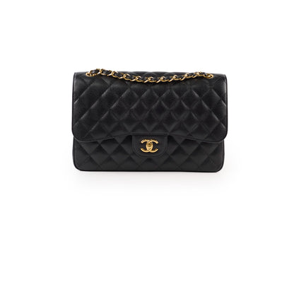 Chanel Double Flap Jumbo Black Caviar GHW - photo 1