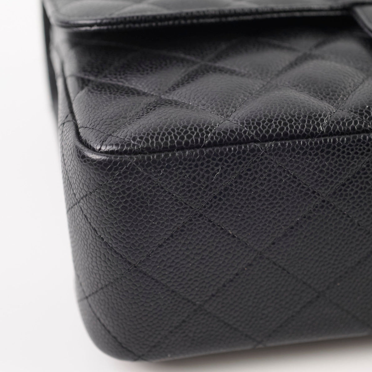 Chanel Double Flap Jumbo Black Caviar GHW - photo 18