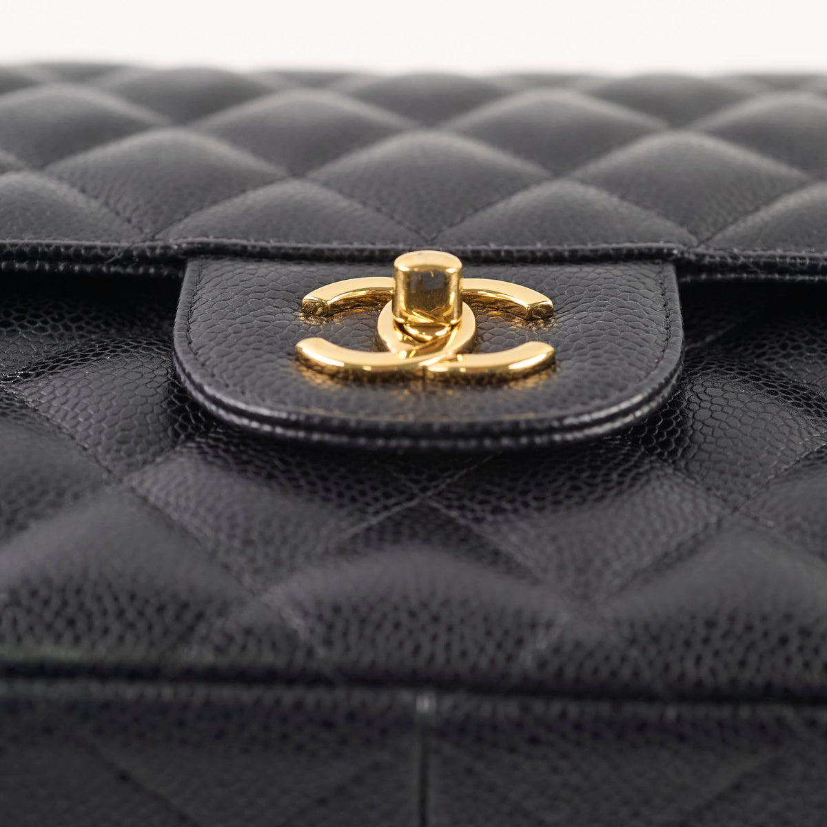 Chanel Double Flap Jumbo Black Caviar GHW - photo 19