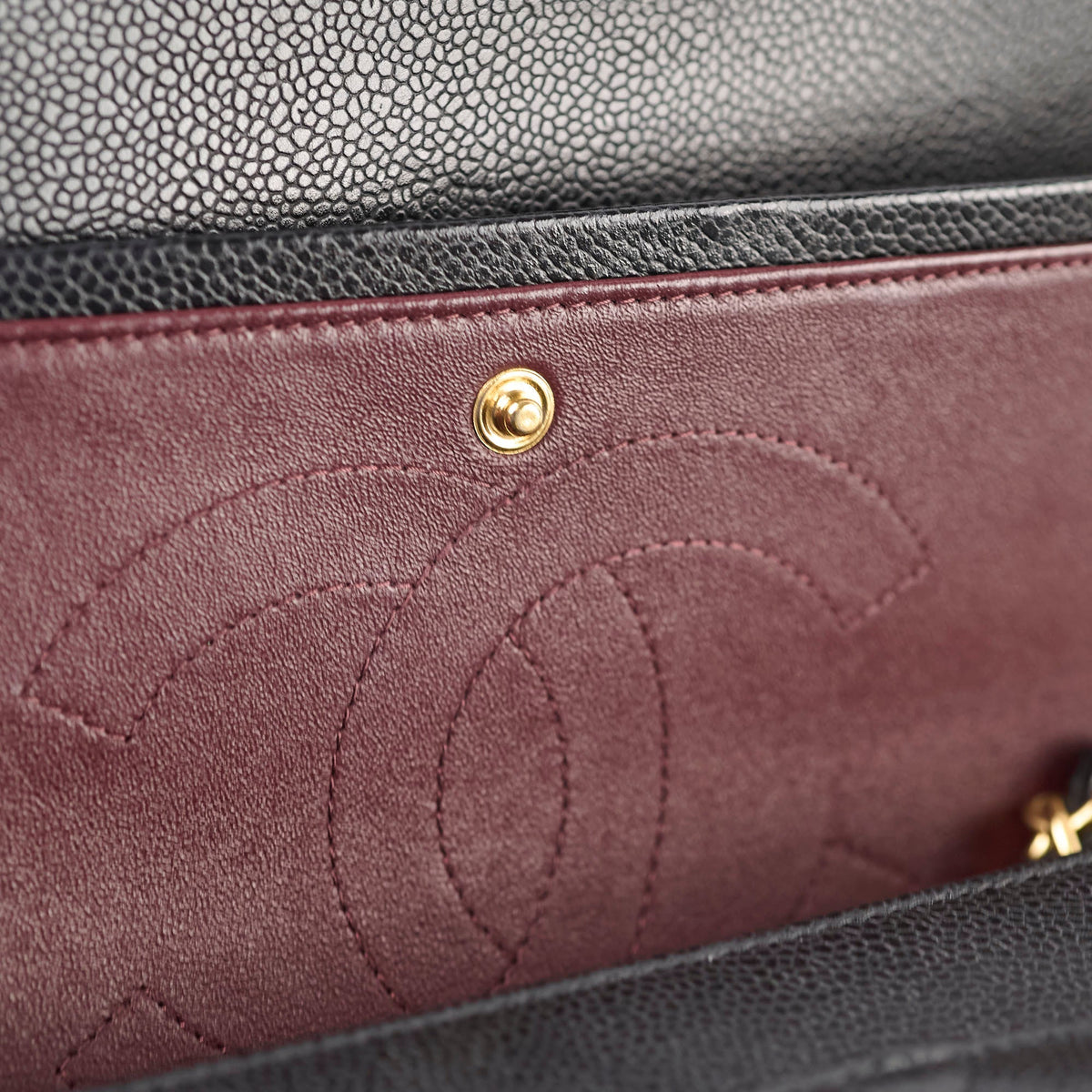 Chanel Double Flap Jumbo Black Caviar GHW - photo 11