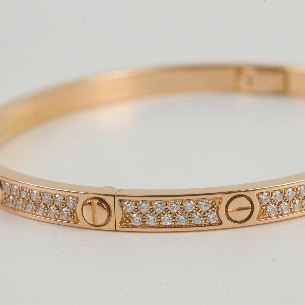 Cartier Love SM Pave Diamond Size 16 Pink Gold Bracelet 2024 - photo 3
