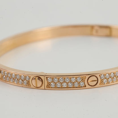 Cartier Love SM Pave Diamond Size 16 Pink Gold Bracelet 2024 - photo 3
