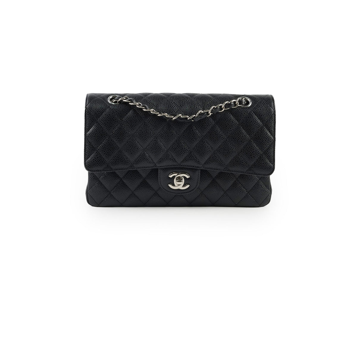 Chanel Medium/Large Caviar Classic Flap Black 2021 - photo 1