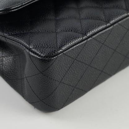Chanel Medium/Large Caviar Classic Flap Black 2021 - photo 15