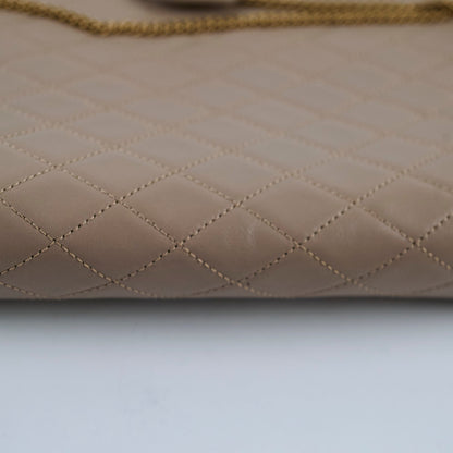 Saint Laurent Clutch With Chain Beige - photo 8