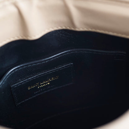Saint Laurent Clutch With Chain Beige - photo 5