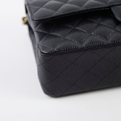 Chanel Caviar Medium Medium/Large Classic Flap GHW Microchip - photo 11