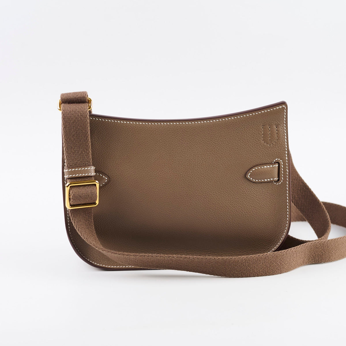 Hermes Mini Jypsiere Etoupe GHW B Stamp - photo 2