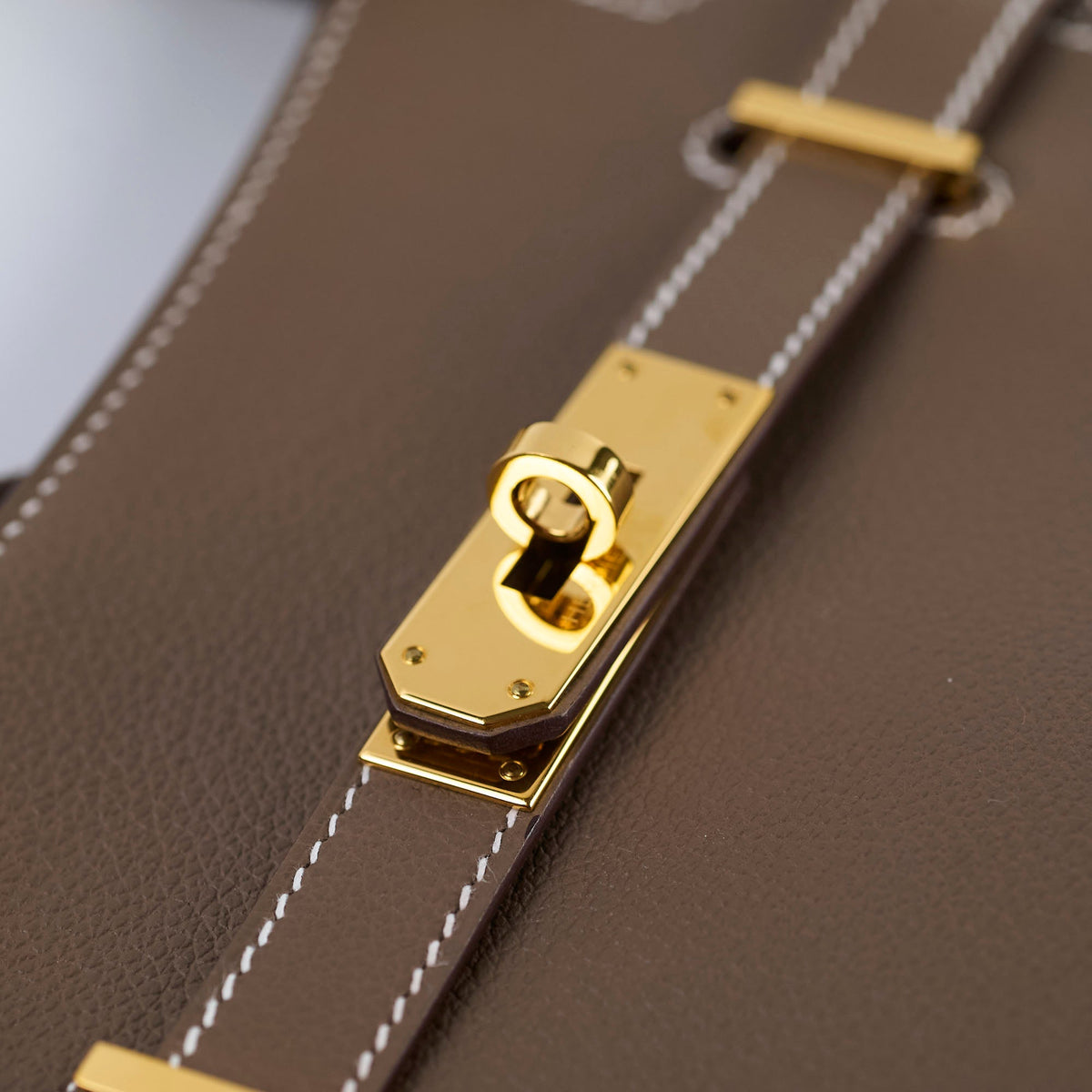 Hermes Mini Jypsiere Etoupe GHW B Stamp - photo 10