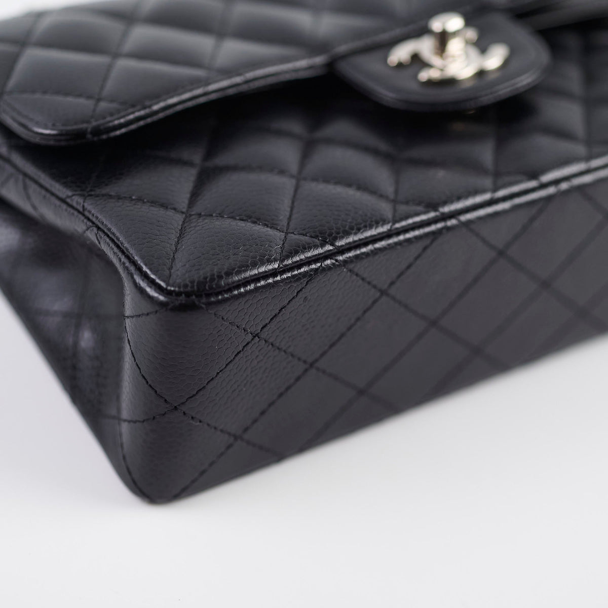 Chanel Small Caviar Double Classic Flap Black - photo 14