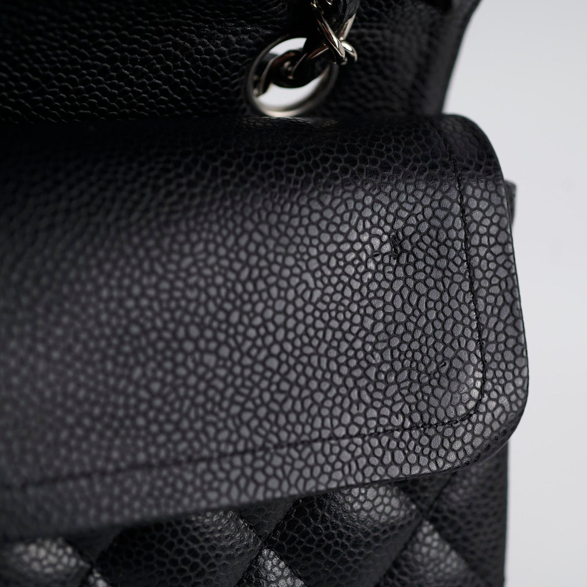 Chanel Small Caviar Double Classic Flap Black - photo 7