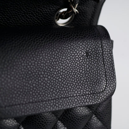 Chanel Small Caviar Double Classic Flap Black - photo 7