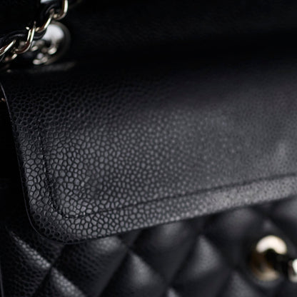 Chanel Small Caviar Double Classic Flap Black - photo 9