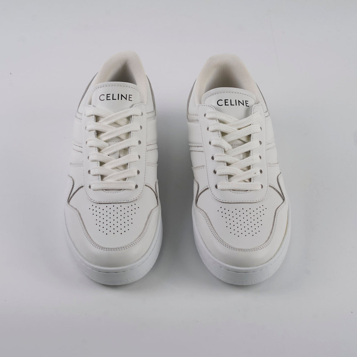 Celine Trainer Low Lace Up White size 37 - photo 2