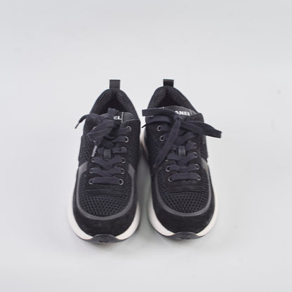 Chanel Black Mesh Sneakers Size 38 - photo 2