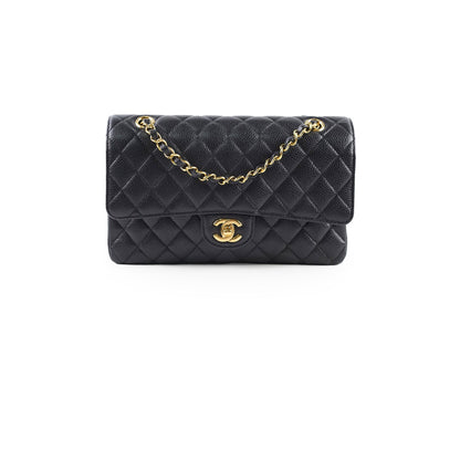 Chanel Caviar Medium/Large Double Classic Flap Black - photo 1