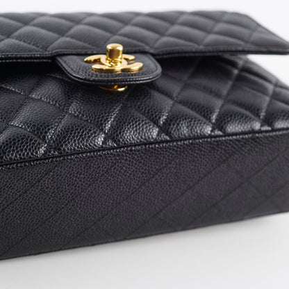 Chanel Caviar Medium/Large Double Classic Flap Black - photo 17