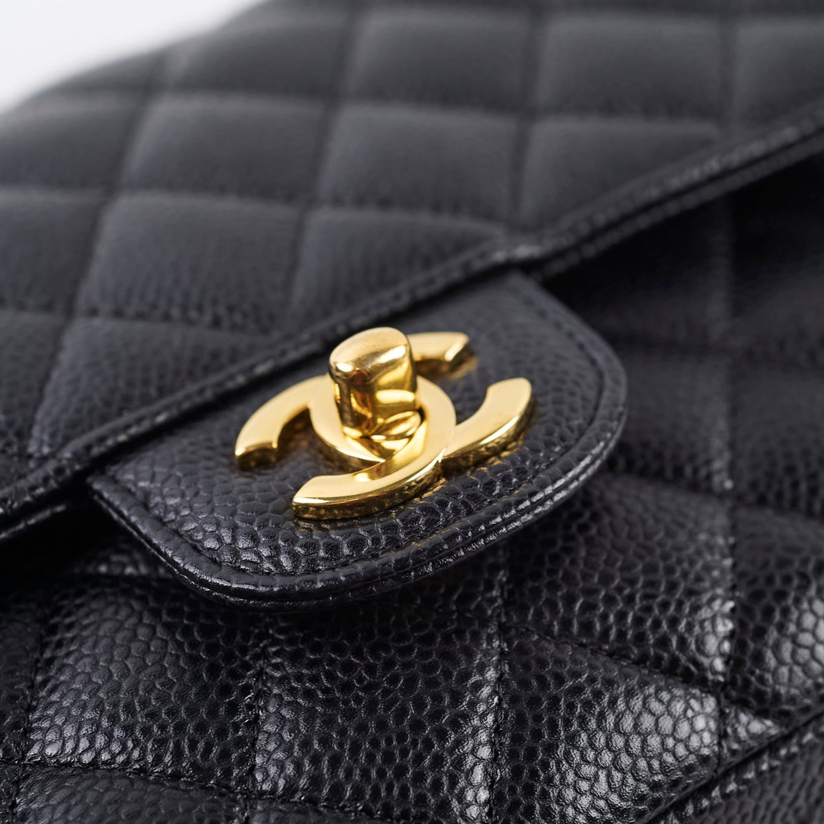 Chanel Caviar Medium/Large Double Classic Flap Black - photo 19