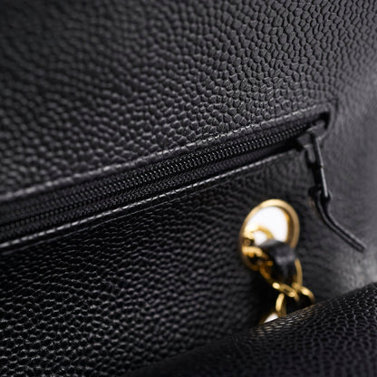 Chanel Caviar Medium/Large Double Classic Flap Black - photo 7