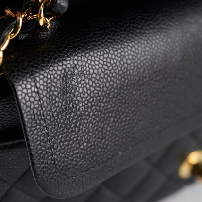 Chanel Caviar Medium/Large Double Classic Flap Black - photo 8