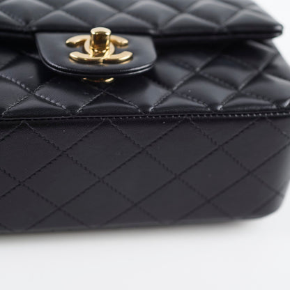 Chanel Top Handle Mini Rectangle Black Lambskin - photo 14