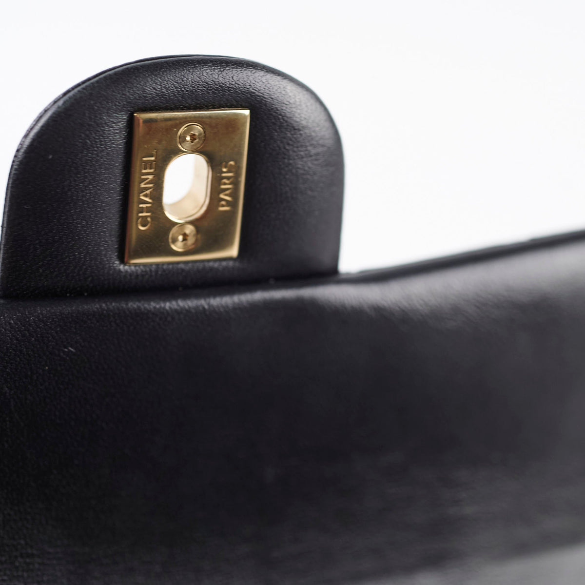 Chanel Top Handle Mini Rectangle Black Lambskin - photo 7