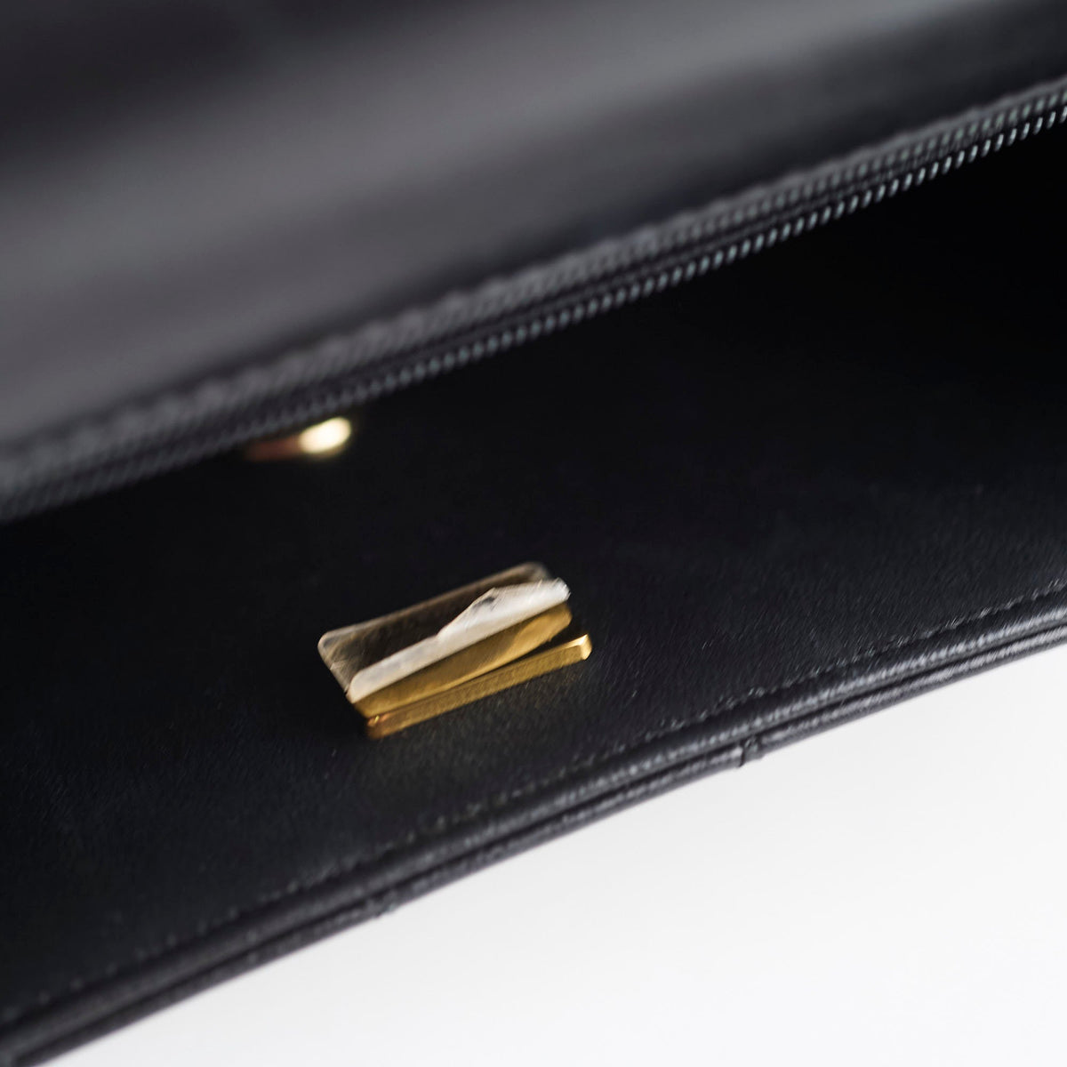 Chanel Top Handle Mini Rectangle Black Lambskin - photo 10