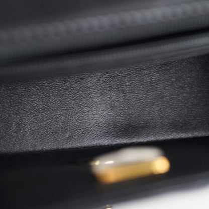 Chanel Top Handle Mini Rectangle Black Lambskin - photo 12