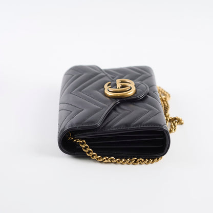 Gucci Marmont Wallet On Chain Black - photo 5