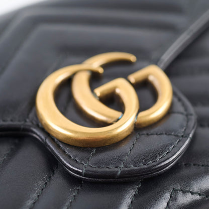 Gucci Marmont Wallet On Chain Black - photo 11