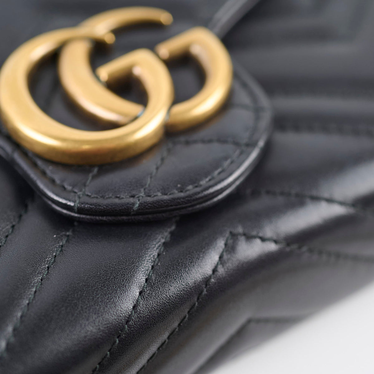 Gucci Marmont Wallet On Chain Black - photo 12