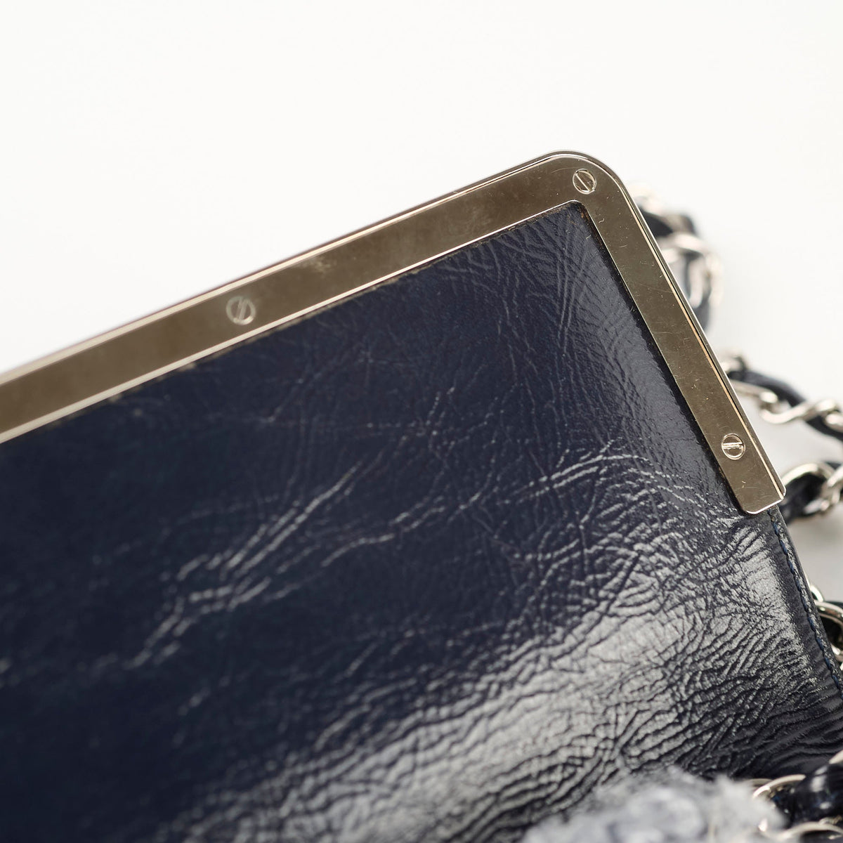 Chanel Navy Seasonal Flap Bag - photo 7