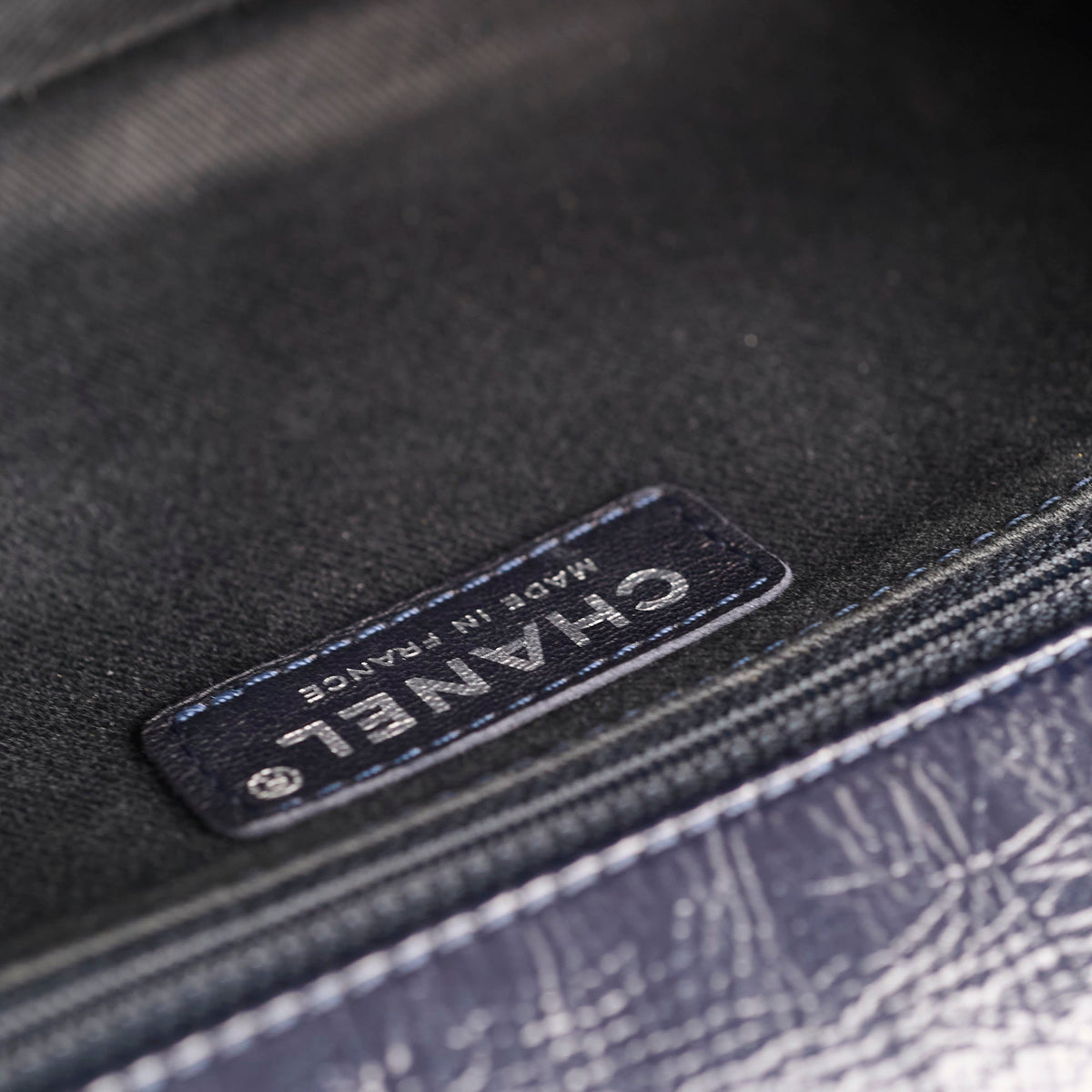 Chanel Navy Seasonal Flap Bag - photo 8