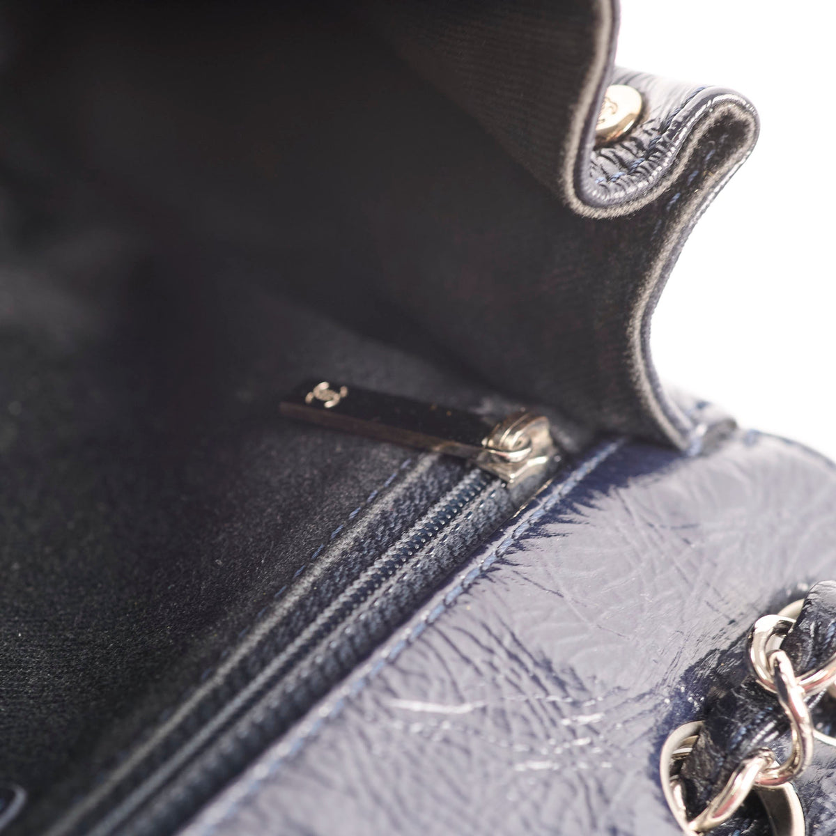 Chanel Navy Seasonal Flap Bag - photo 9
