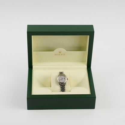 Rolex Datejust 26mm Mother Of Pearl Diamond Face Steel 2011 - photo 2