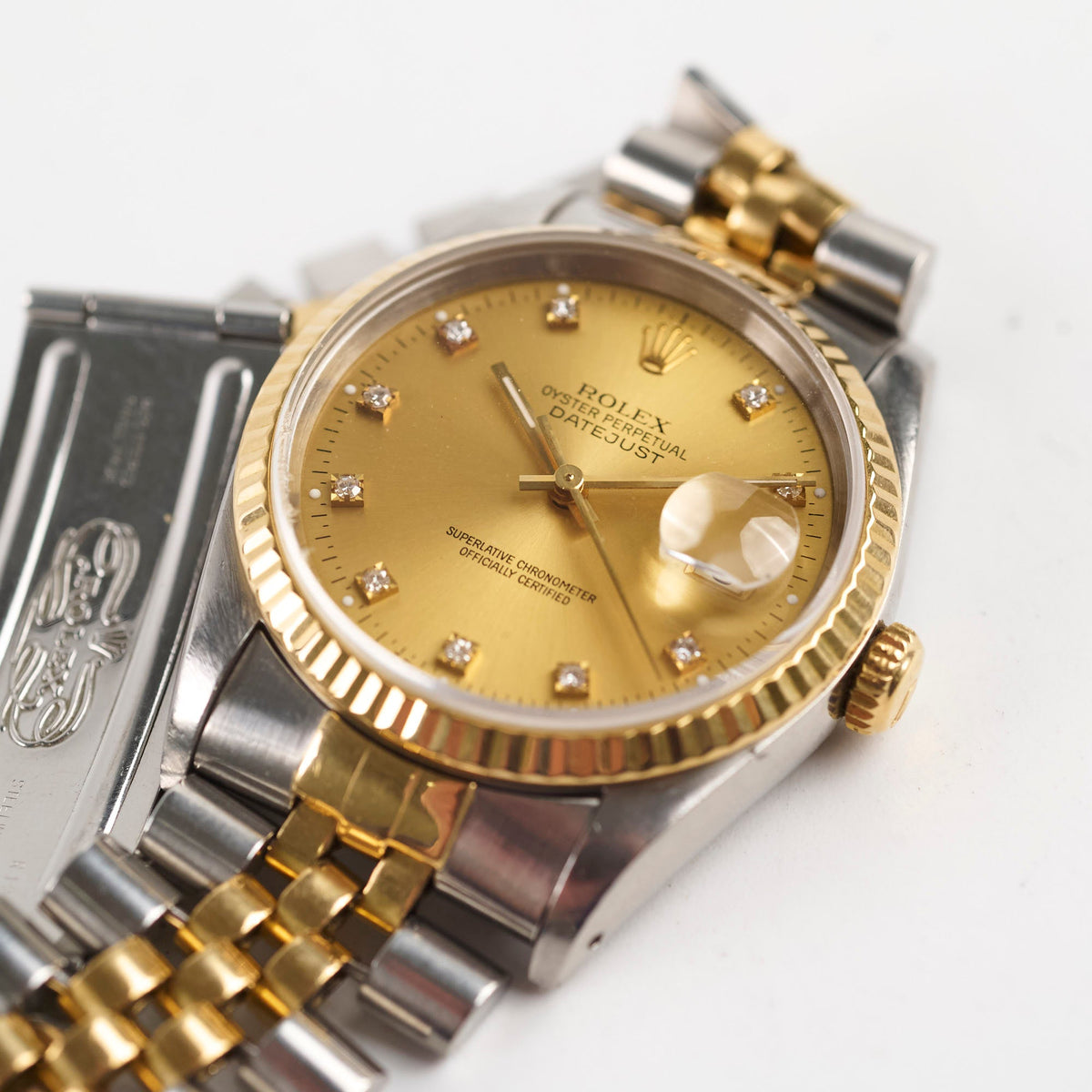 Rolex Datejust 36mm with Diamond Dial Watch Two Toned - photo 5