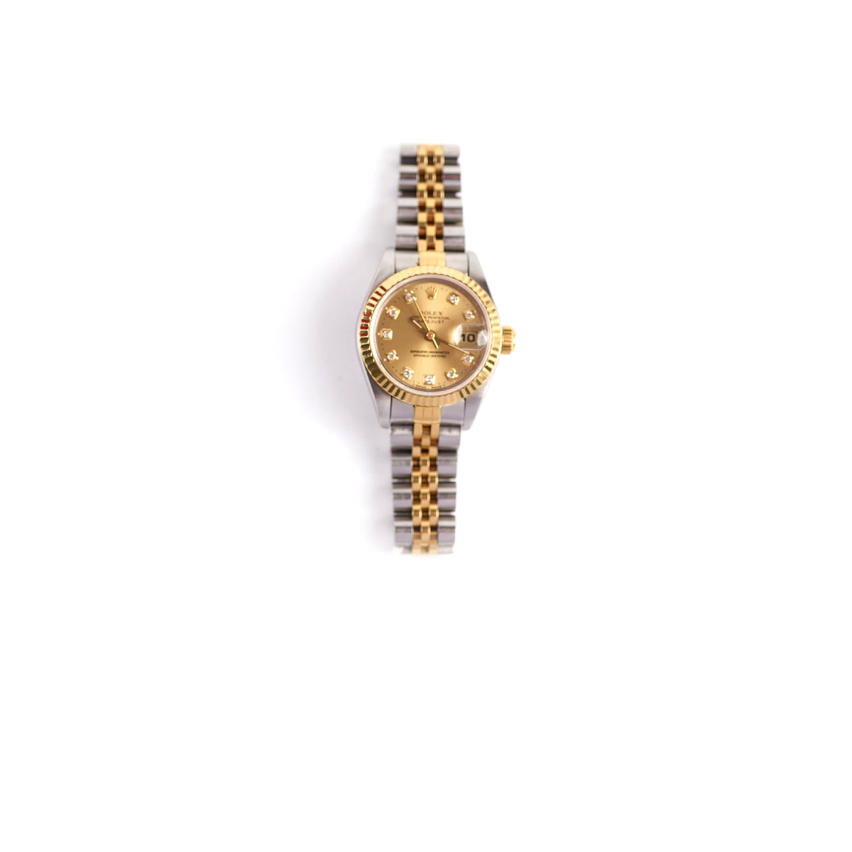 Rolex 26mm Datejust with Diamond Dial Watch Two Toned - photo 1