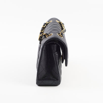 Chanel Caviar Small Double Classic Flap Black Microchipped - photo 2