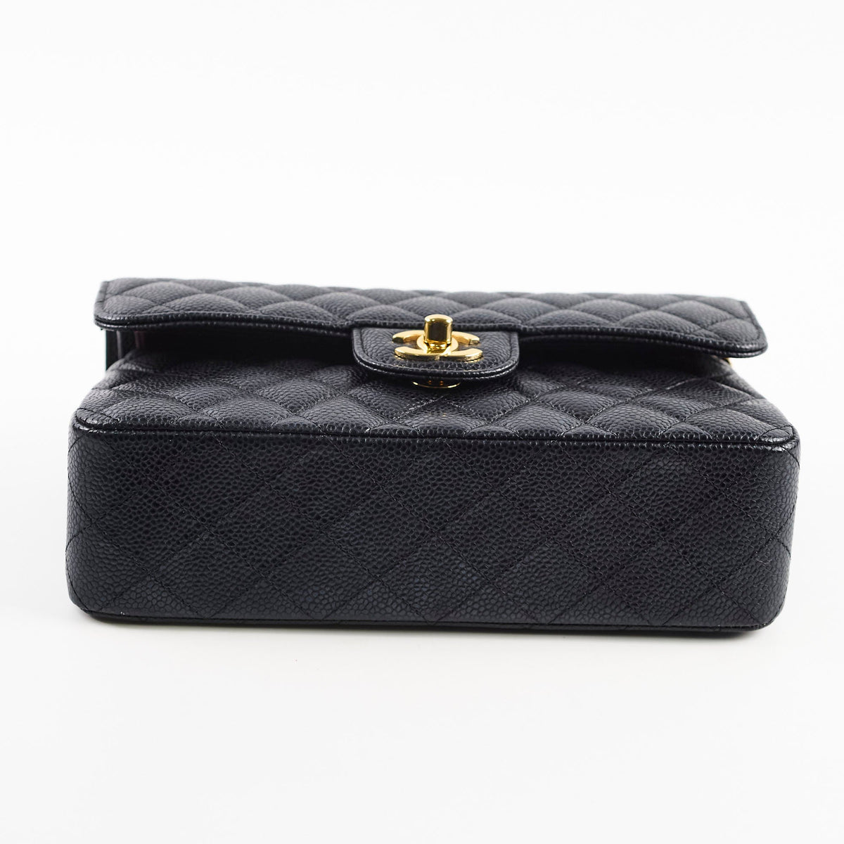 Chanel Caviar Small Double Classic Flap Black Microchipped - photo 4