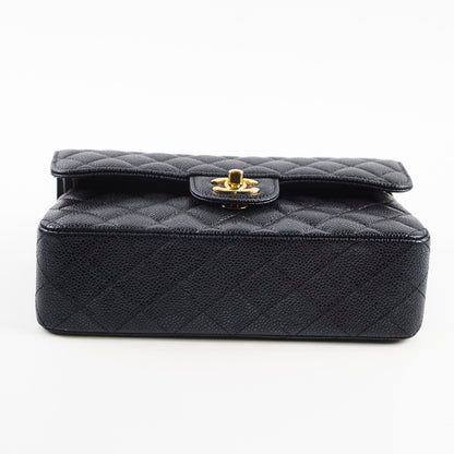 Chanel Caviar Small Double Classic Flap Black Microchipped - photo 4