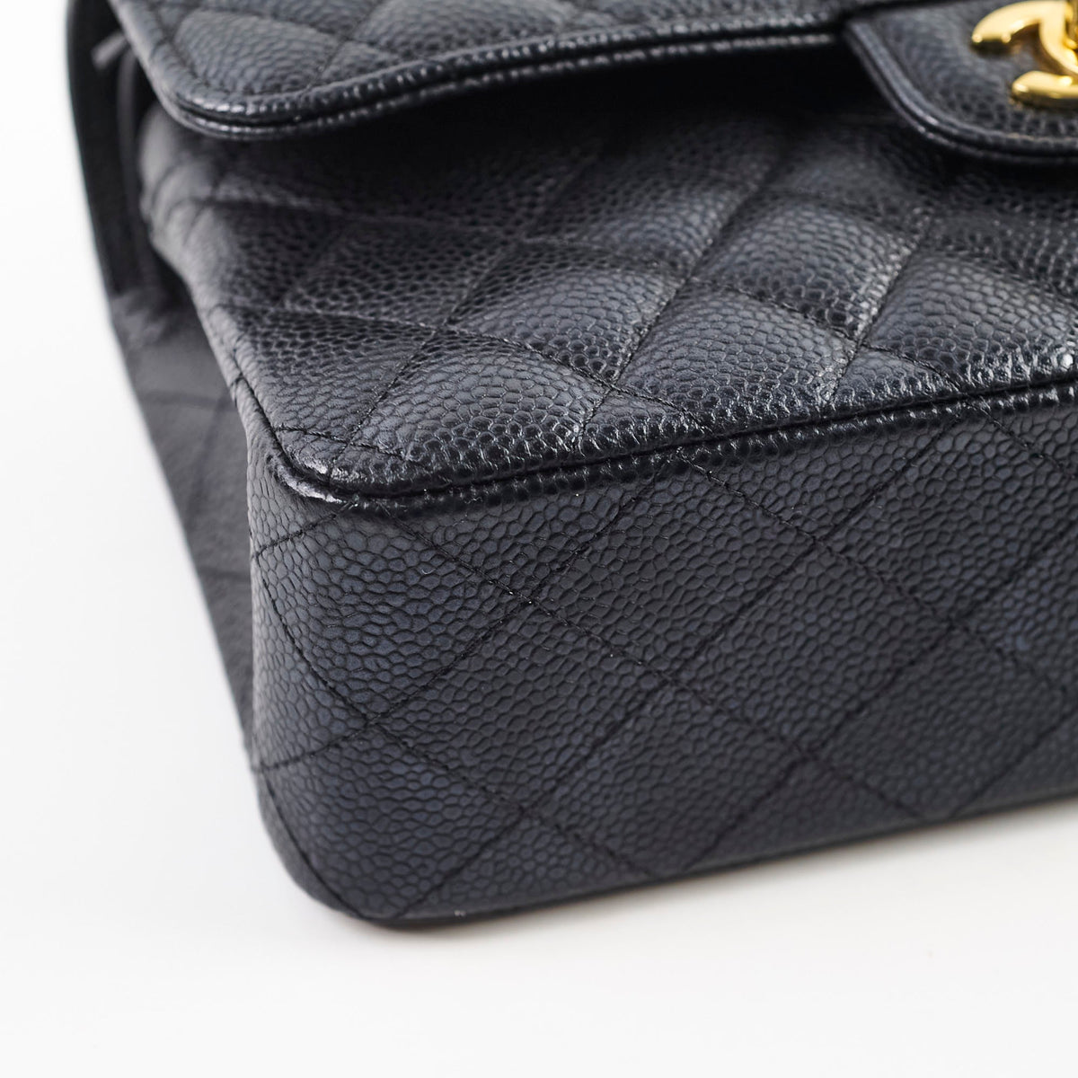 Chanel Caviar Small Double Classic Flap Black Microchipped - photo 12