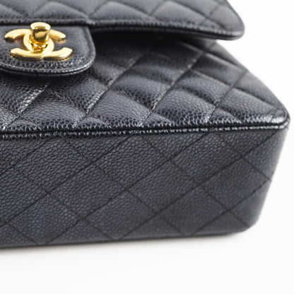Chanel Caviar Small Double Classic Flap Black Microchipped - photo 14
