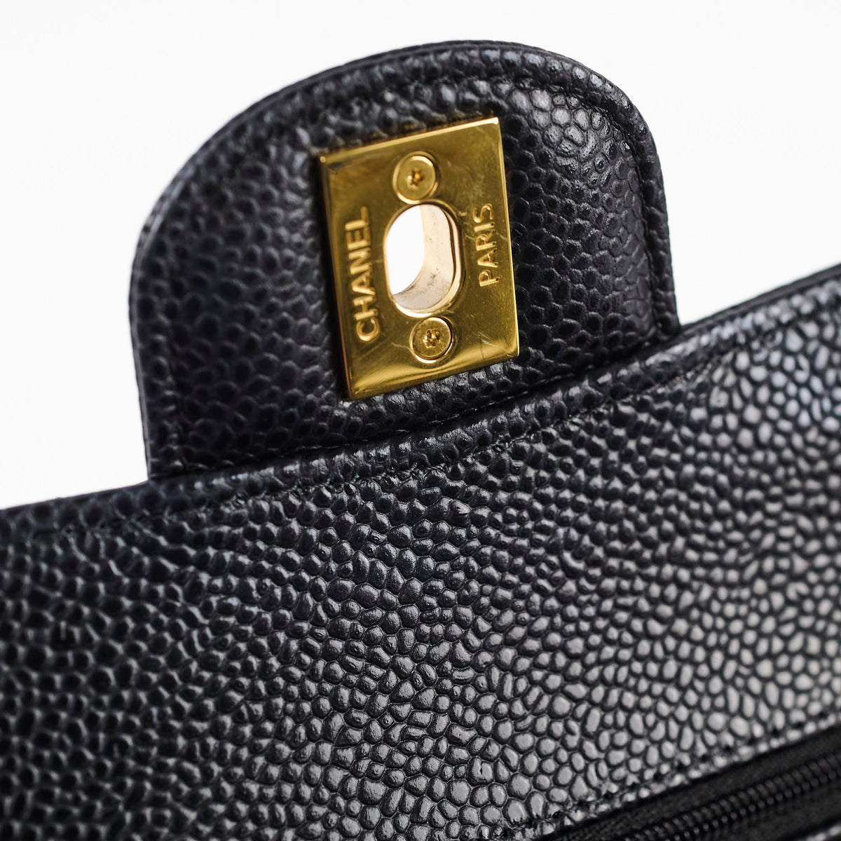 Chanel Caviar Small Double Classic Flap Black Microchipped - photo 5
