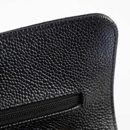 Chanel Caviar Small Double Classic Flap Black Microchipped - photo 6