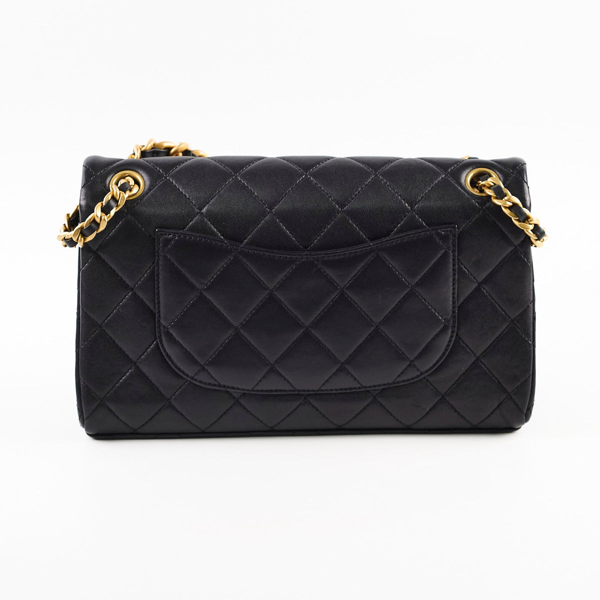 Chanel Chain Flap Bag Black GHW (microchip) - photo 3