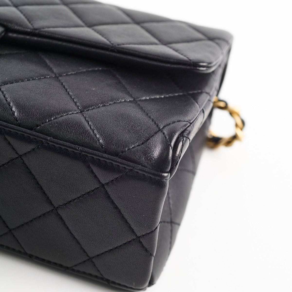 Chanel Chain Flap Bag Black GHW (microchip) - photo 12