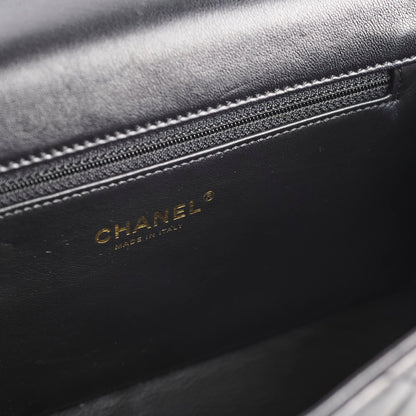 Chanel Chain Flap Bag Black GHW (microchip) - photo 9