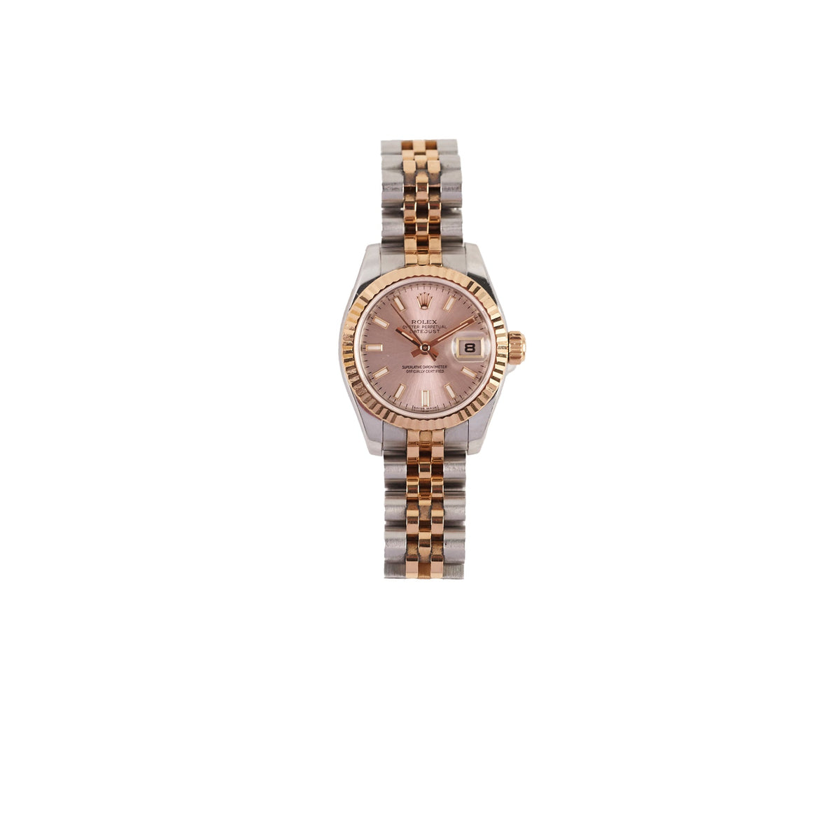 Rolex 26mm Datejust Pink Face Watch - photo 1